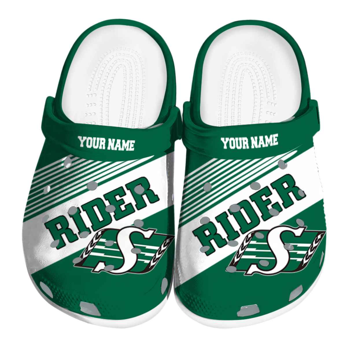 Saskatchewan Roughriders 2025 NCAA Sport Crocs Clogs For Men Women and Kids - GNL1464308