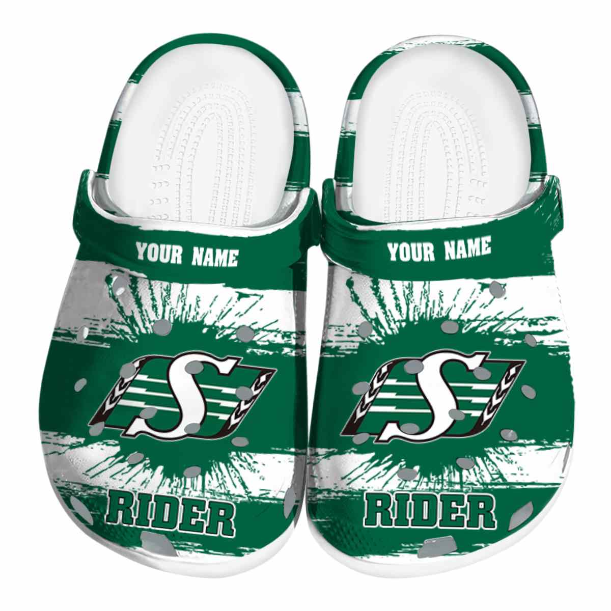 Saskatchewan Roughriders 2025 NCAA Sport Crocs Clogs For Men Women and Kids - GNL1464328