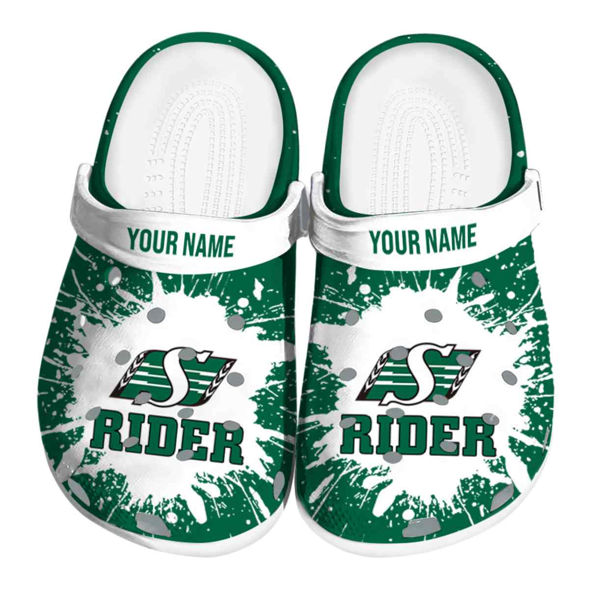 Saskatchewan Roughriders 2025 NCAA Sport Crocs Clogs For Men Women and Kids - GNL1464325