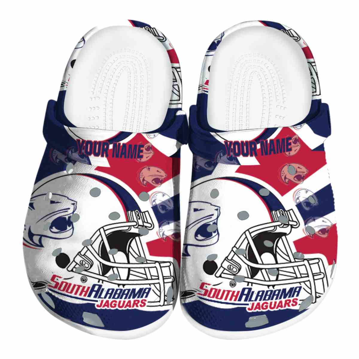 South Alabama Jaguars 2025 NCAA Sport Crocs Clogs For Men Women and Kids - GNL1464379