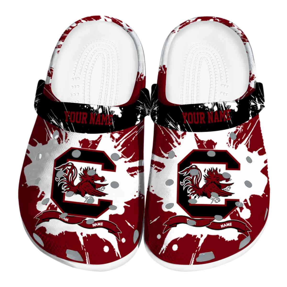 South Carolina Gamecocks 2025 NCAA Sport Crocs Clogs For Men Women and Kids - GNL1464418