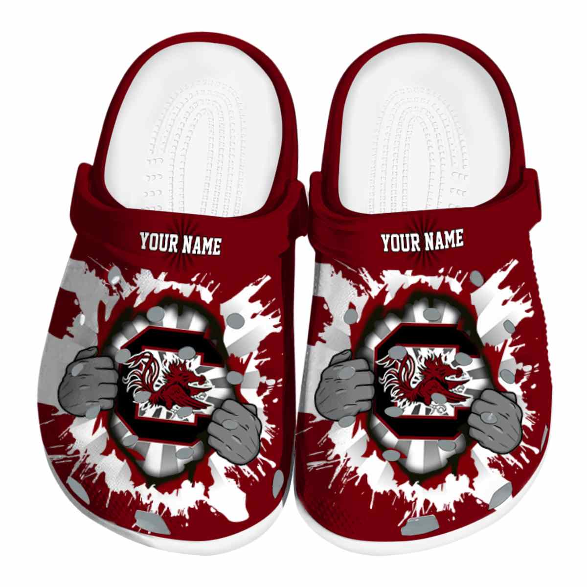 South Carolina Gamecocks 2025 NCAA Sport Crocs Clogs For Men Women and Kids - GNL1464401