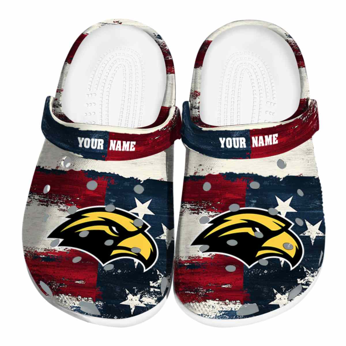 Southern Miss Golden Eagles 2025 NCAA Sport Crocs Clogs For Men Women and Kids - GNL1464472