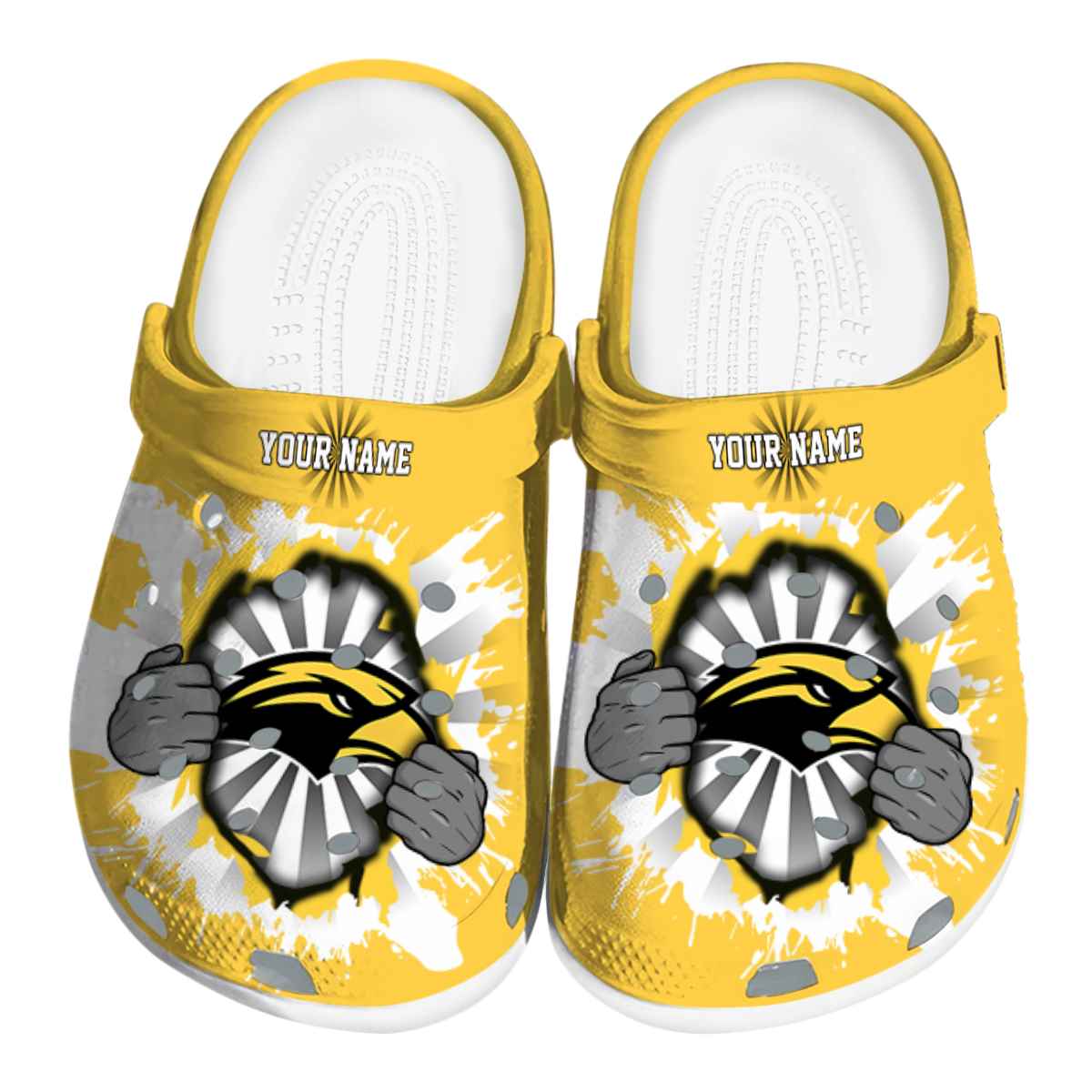 Southern Miss Golden Eagles 2025 NCAA Sport Crocs Clogs For Men Women and Kids - GNL1464481