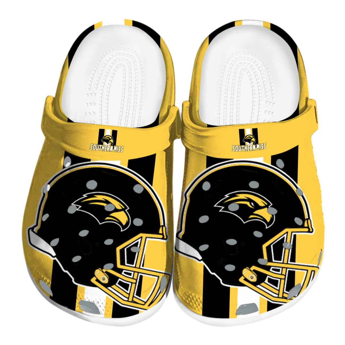 Southern Miss Golden Eagles 2025 NCAA Sport Crocs Clogs For Men Women and Kids - GNL1464461