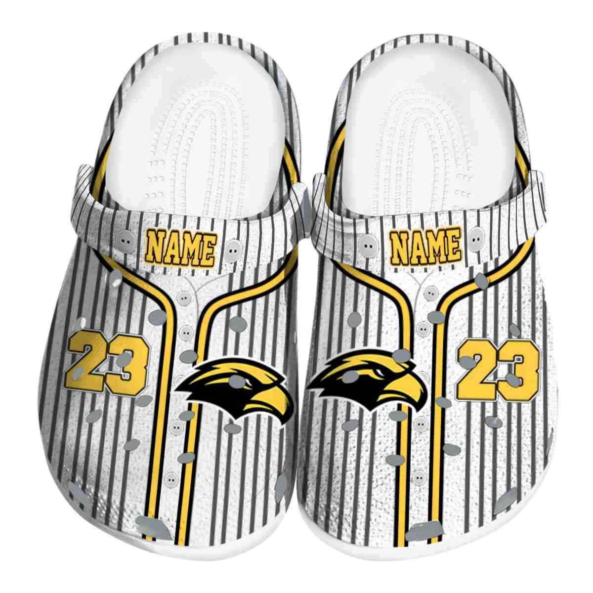 Southern Miss Golden Eagles 2025 NCAA Sport Crocs Clogs For Men Women and Kids - GNL1464475