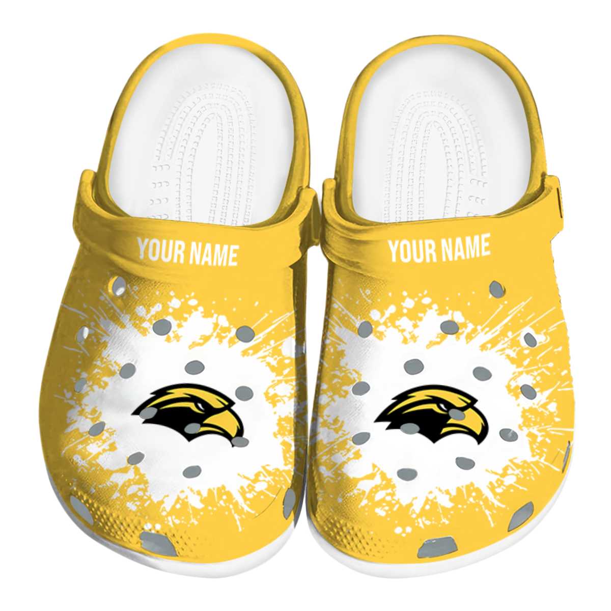 Southern Miss Golden Eagles 2025 NCAA Sport Crocs Clogs For Men Women and Kids - GNL1464462