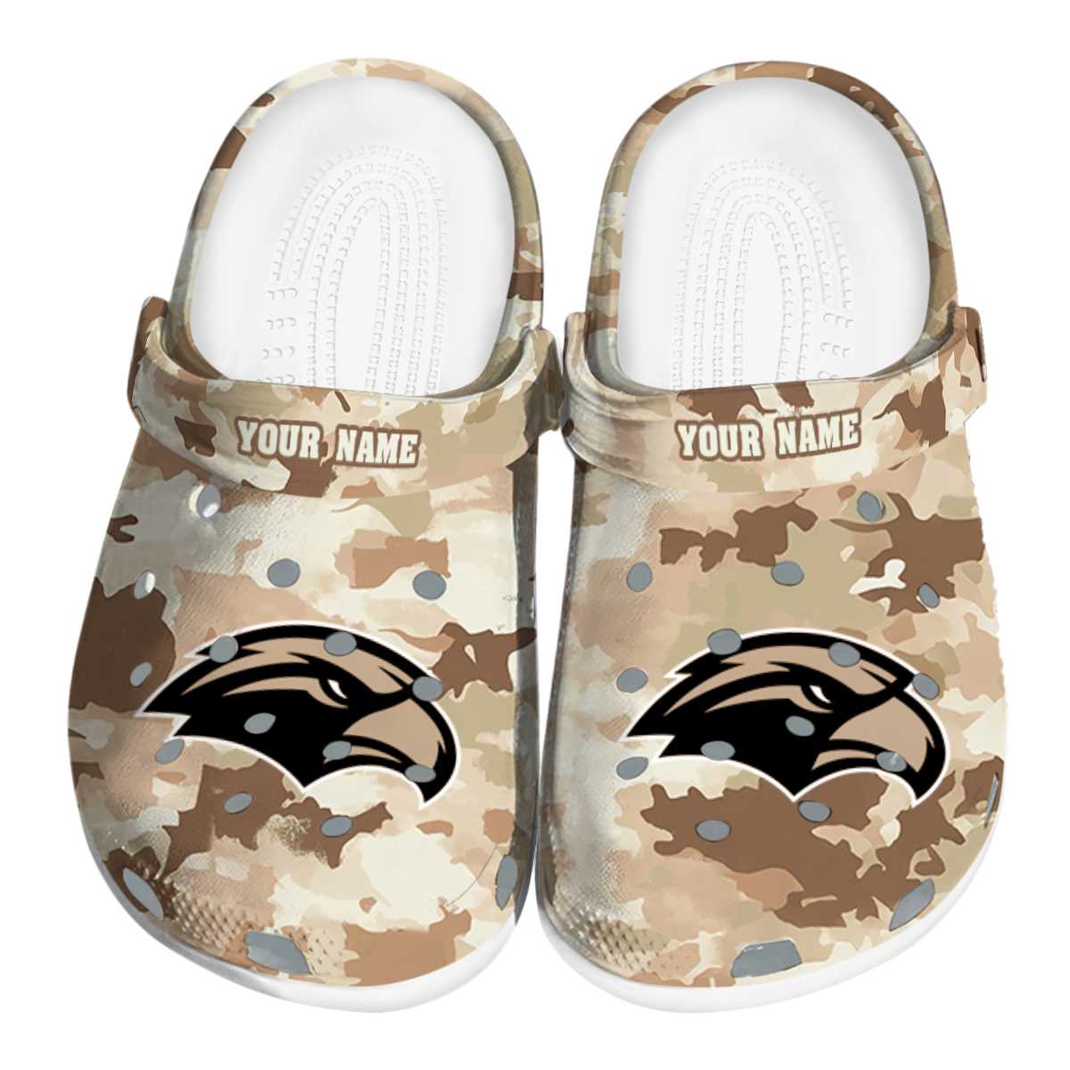 Southern Miss Golden Eagles 2025 NCAA Sport Crocs Clogs For Men Women and Kids - GNL1464478