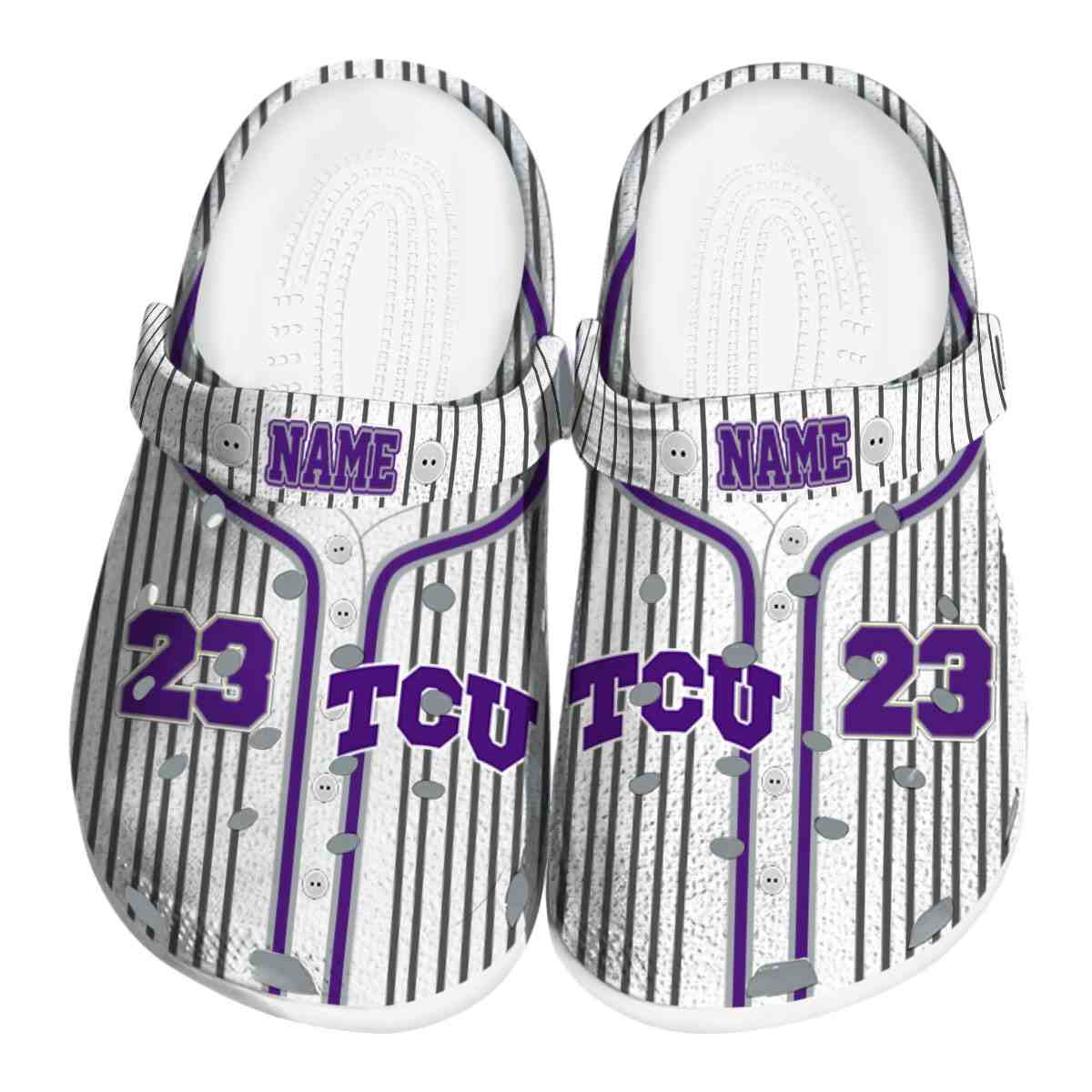 TCU Horned Frogs 2025 NCAA Sport Crocs Clogs For Men Women and Kids - GNL1464509