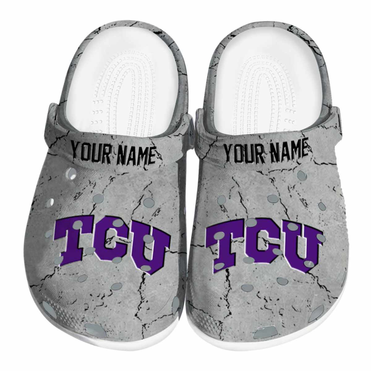 TCU Horned Frogs 2025 NCAA Sport Crocs Clogs For Men Women and Kids - GNL1464531