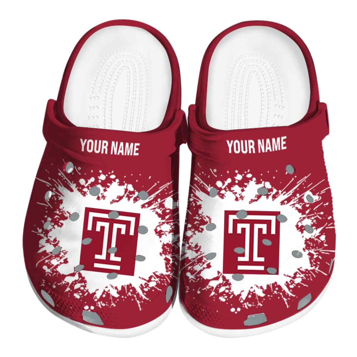 Temple Owls 2025 NCAA Sport Crocs Clogs For Men Women and Kids - GNL1464542