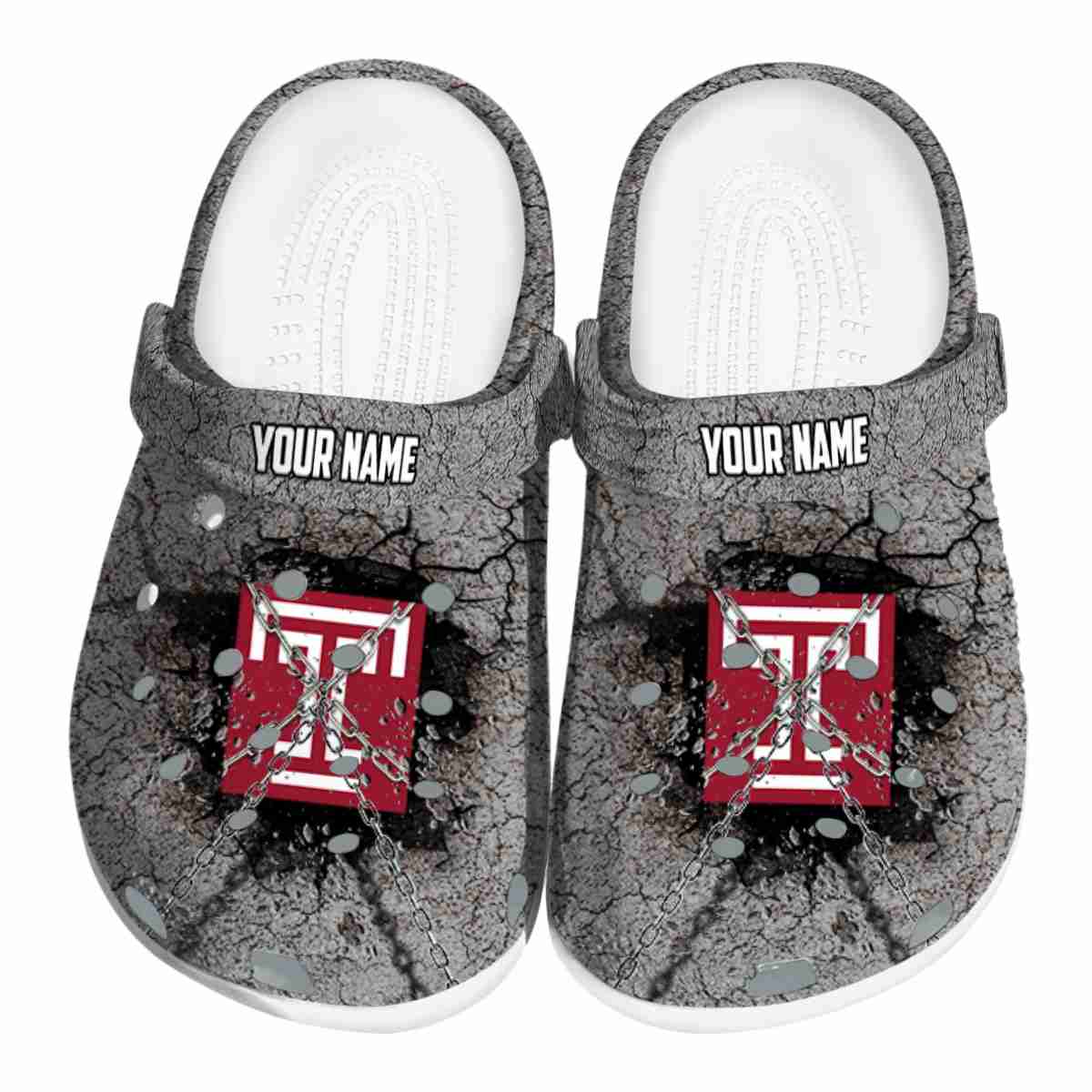 Temple Owls 2025 NCAA Sport Crocs Clogs For Men Women and Kids - GNL1464516