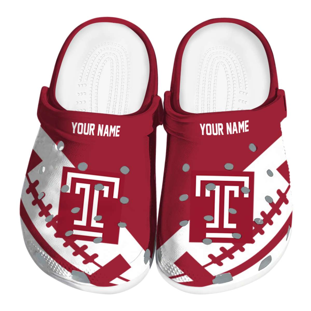 Temple Owls 2025 NCAA Sport Crocs Clogs For Men Women and Kids - GNL1464520