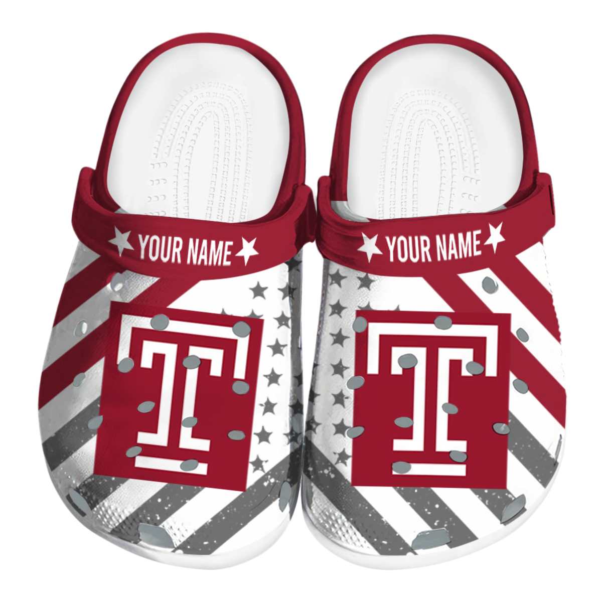 Temple Owls 2025 NCAA Sport Crocs Clogs For Men Women and Kids - GNL1464540