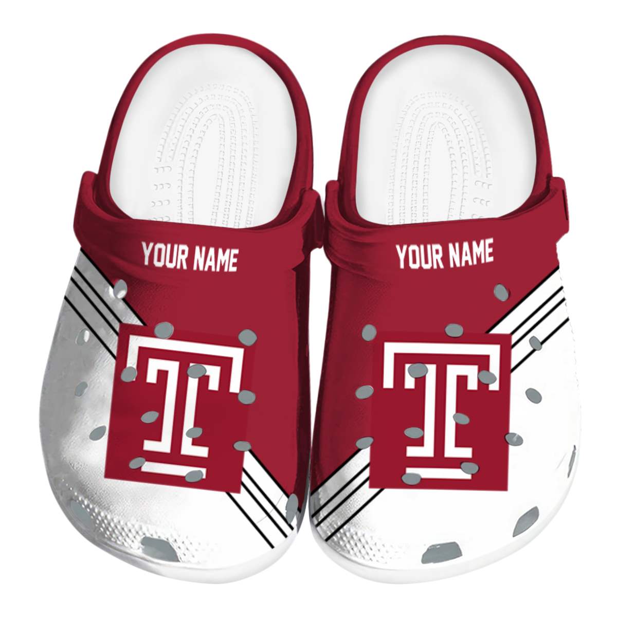 Temple Owls 2025 NCAA Sport Crocs Clogs For Men Women and Kids - GNL1464550