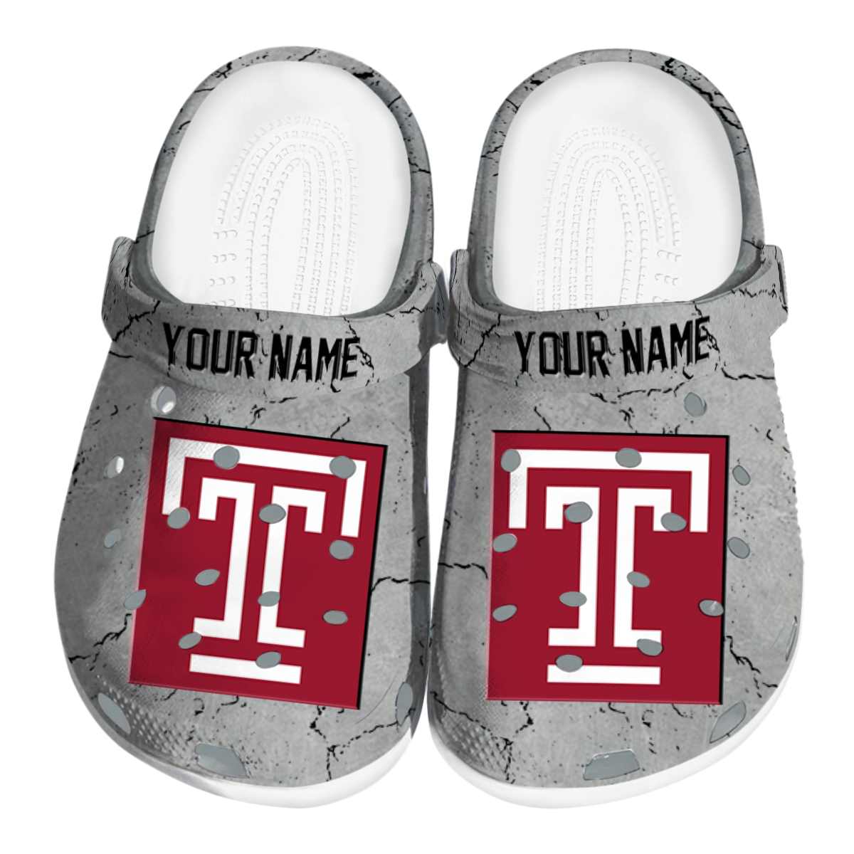 Temple Owls 2025 NCAA Sport Crocs Clogs For Men Women and Kids - GNL1464566