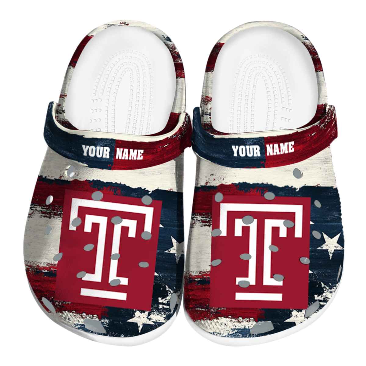 Temple Owls 2025 NCAA Sport Crocs Clogs For Men Women and Kids - GNL1464560