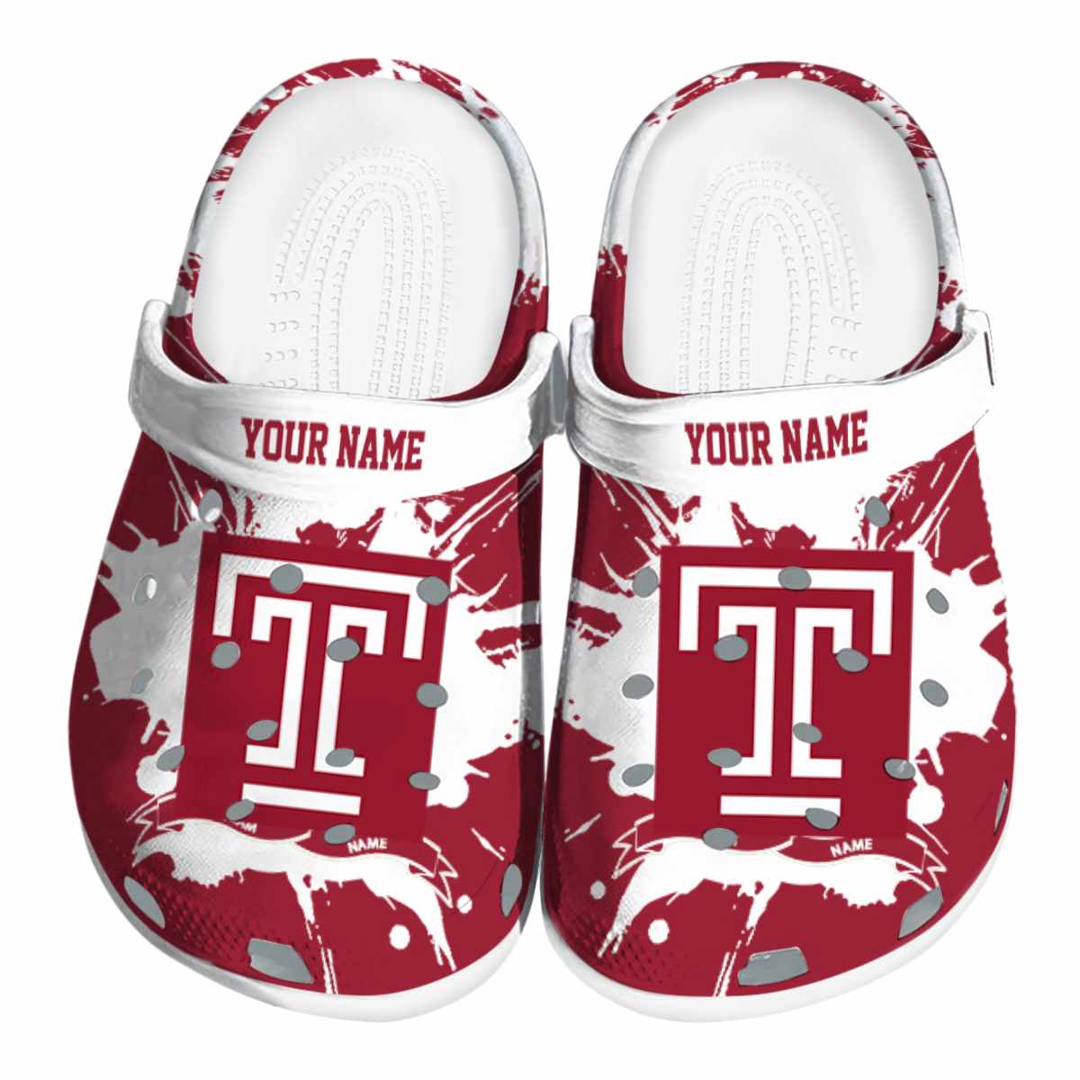 Temple Owls 2025 NCAA Sport Crocs Clogs For Men Women and Kids - GNL1464554