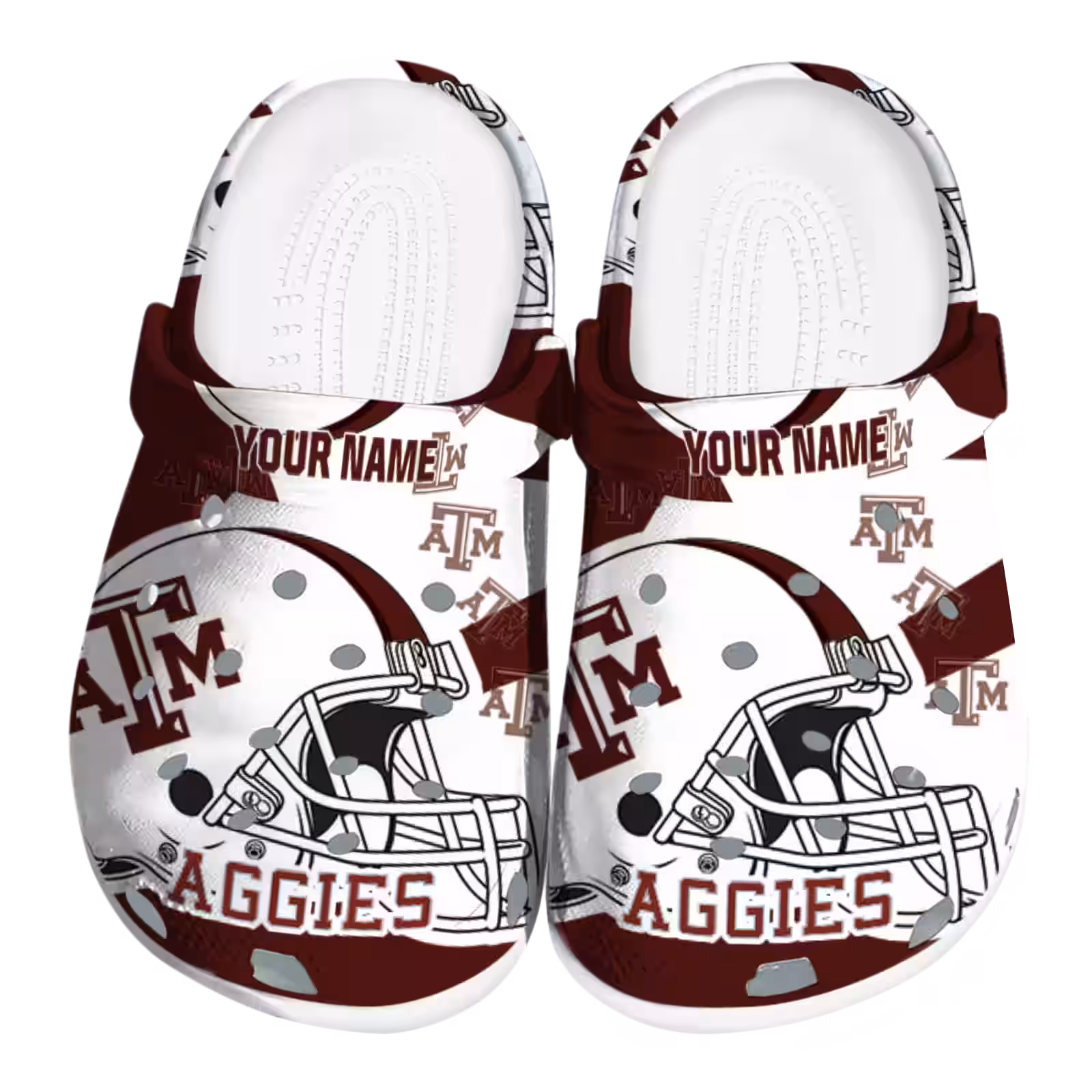 Texas A&M Aggies 2025 NCAA Sport Crocs Clogs For Men Women and Kids - GNL1464607