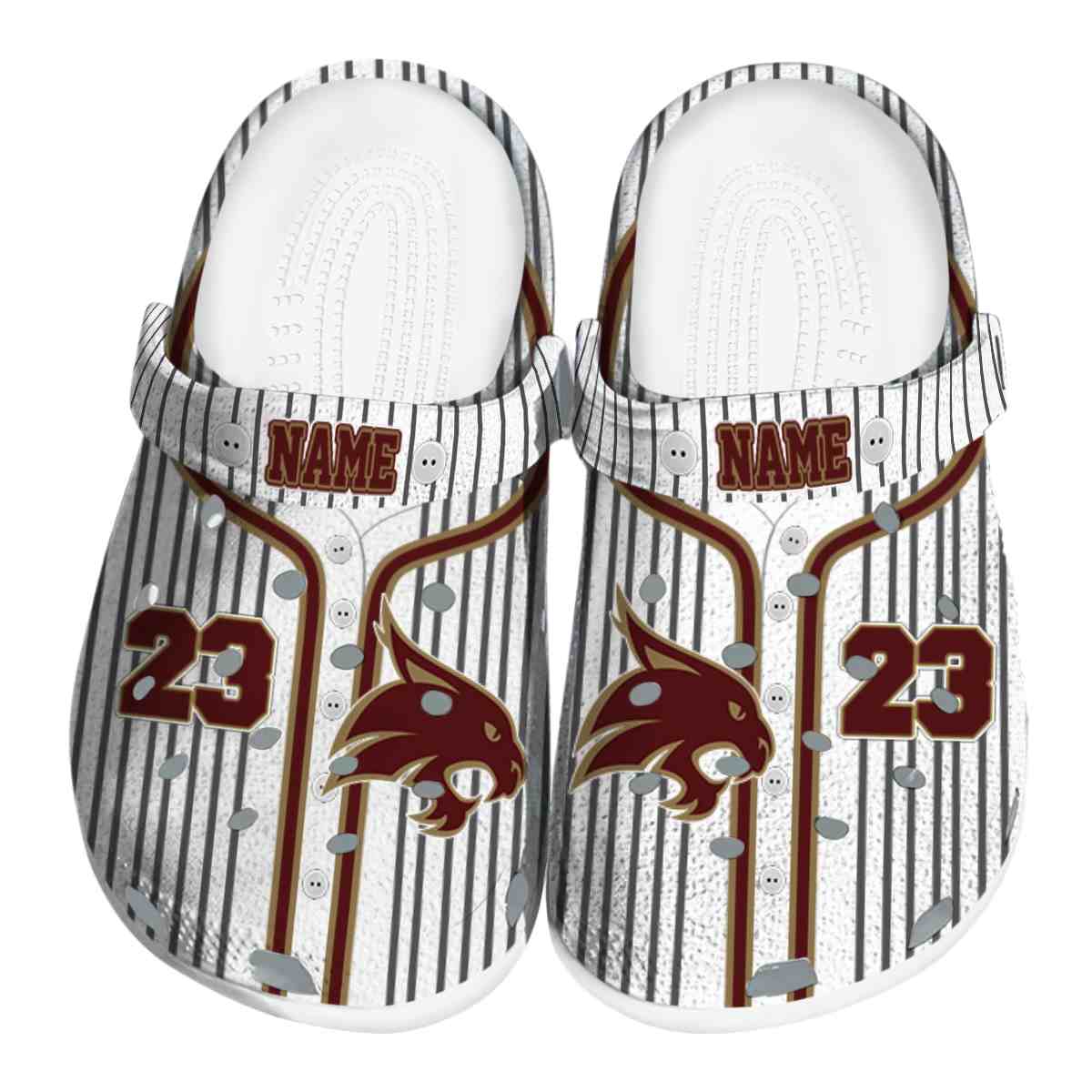 Texas State Bobcats 2025 NCAA Sport Crocs Clogs For Men Women and Kids - GNL1464638