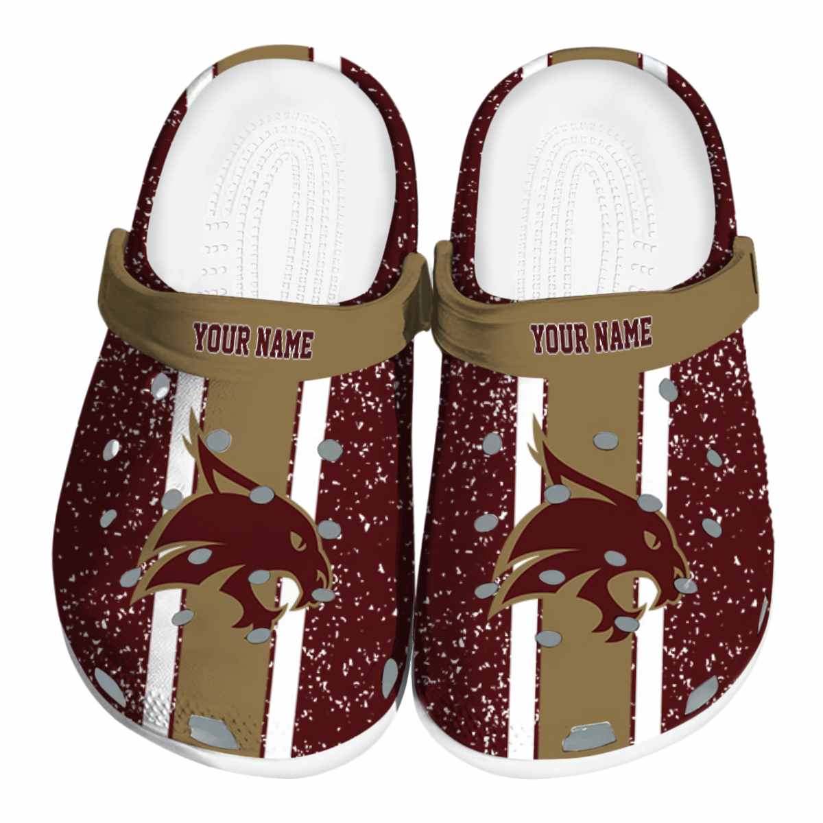 Texas State Bobcats 2025 NCAA Sport Crocs Clogs For Men Women and Kids - GNL1464644