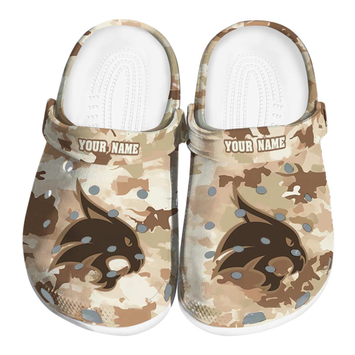 Texas State Bobcats 2025 NCAA Sport Crocs Clogs For Men Women and Kids - GNL1464662