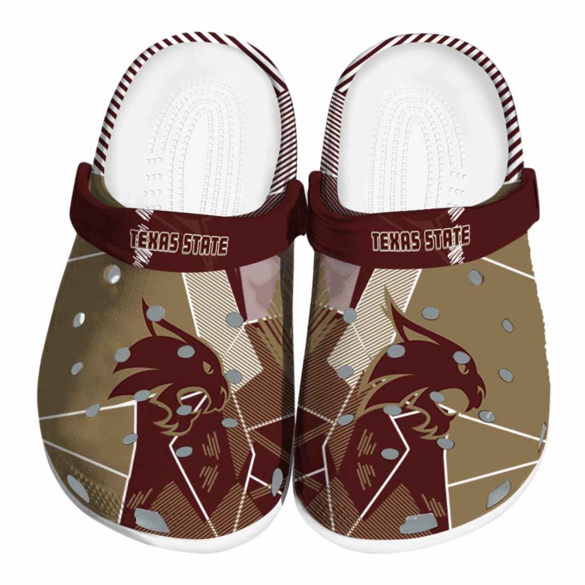 Texas State Bobcats 2025 NCAA Sport Crocs Clogs For Men Women and Kids - GNL1464634