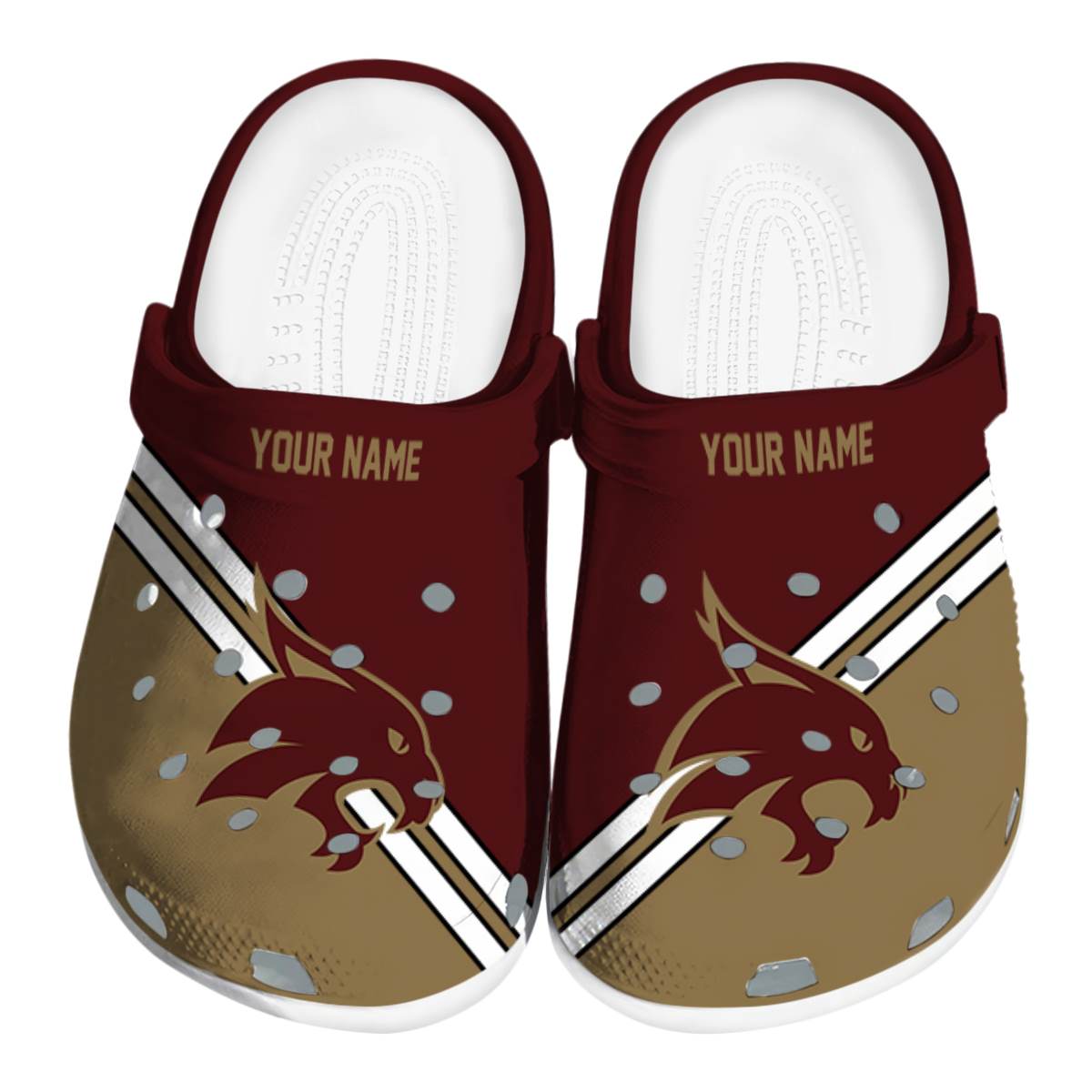 Texas State Bobcats 2025 NCAA Sport Crocs Clogs For Men Women and Kids - GNL1464650