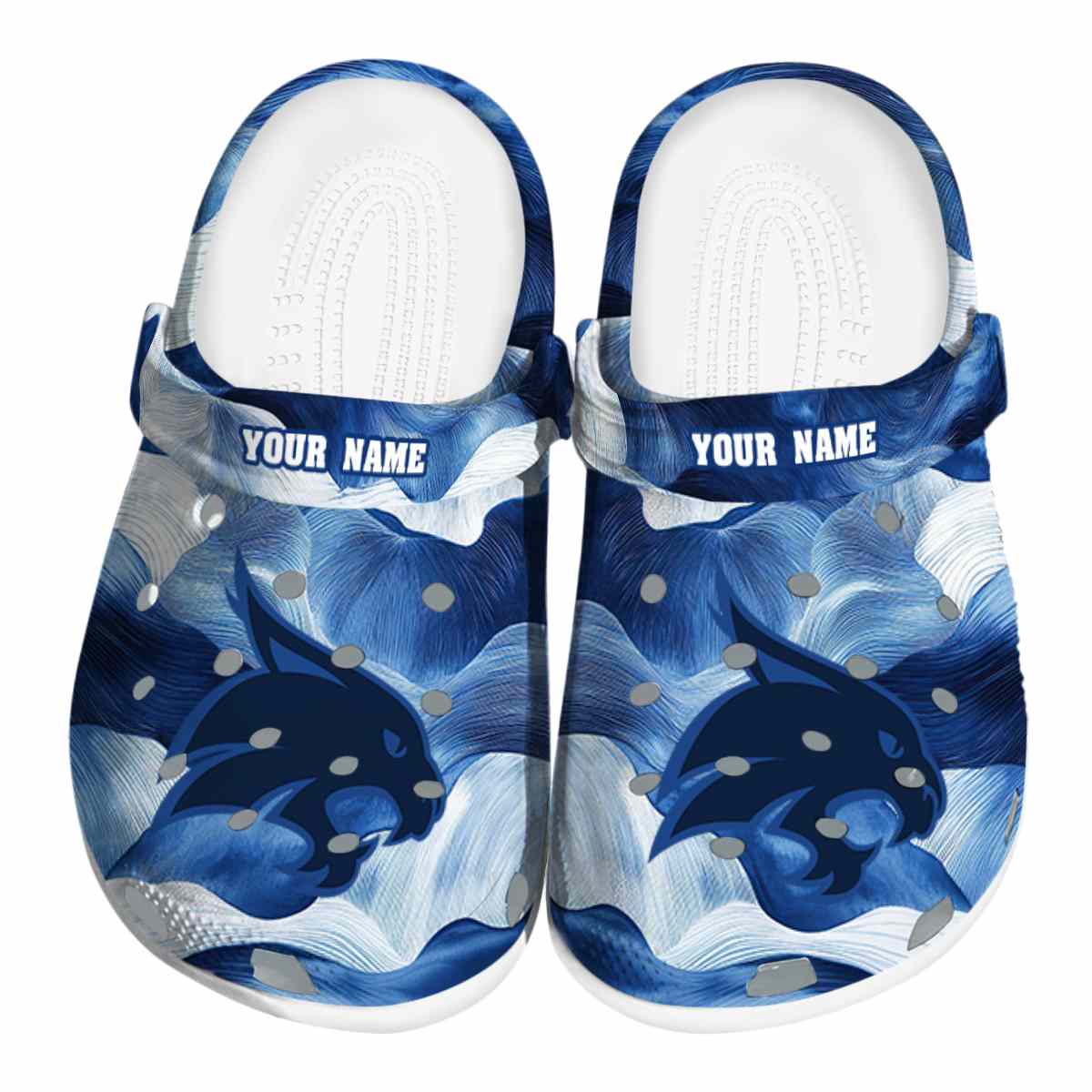 Texas State Bobcats 2025 NCAA Sport Crocs Clogs For Men Women and Kids - GNL1464691