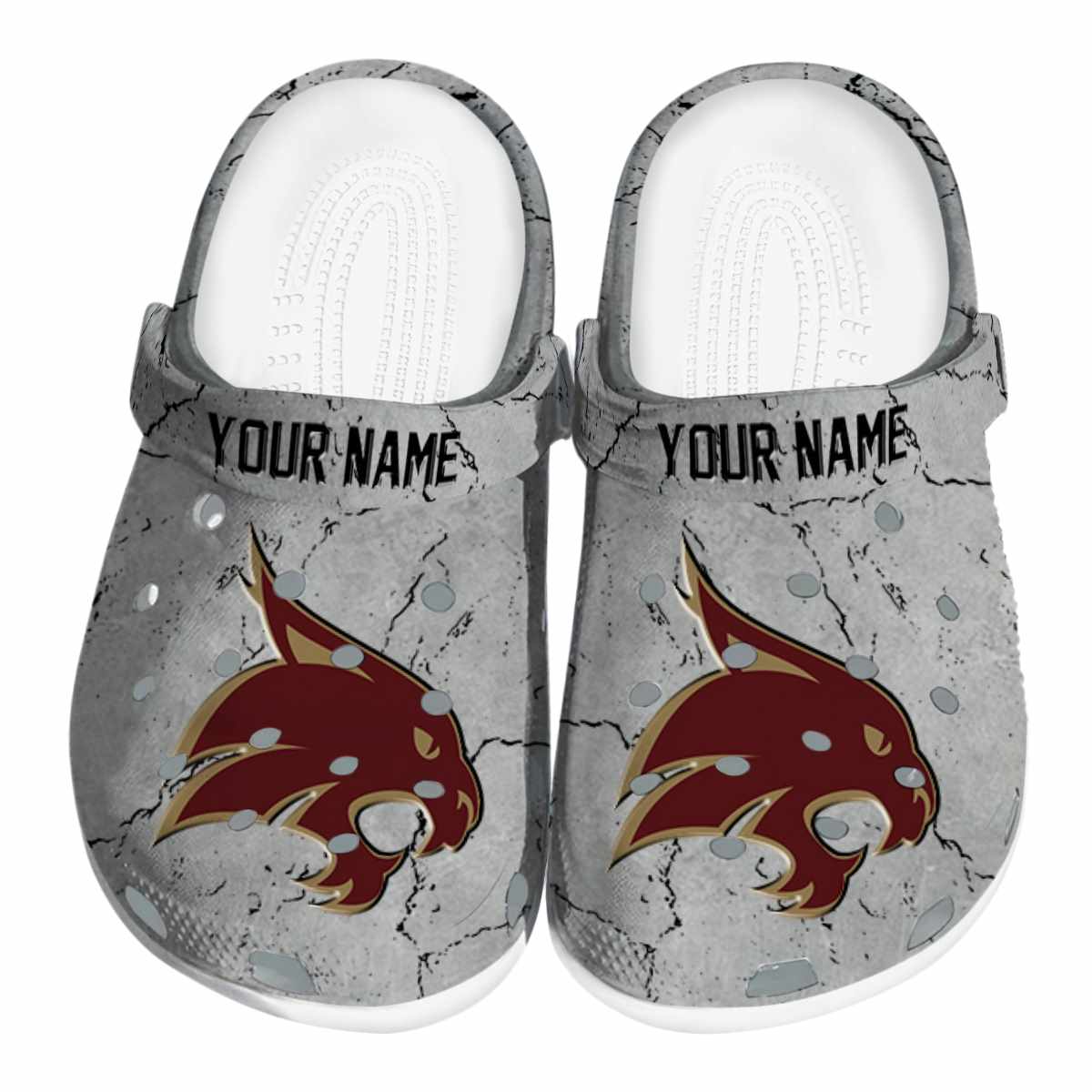 Texas State Bobcats 2025 NCAA Sport Crocs Clogs For Men Women and Kids - GNL1464692