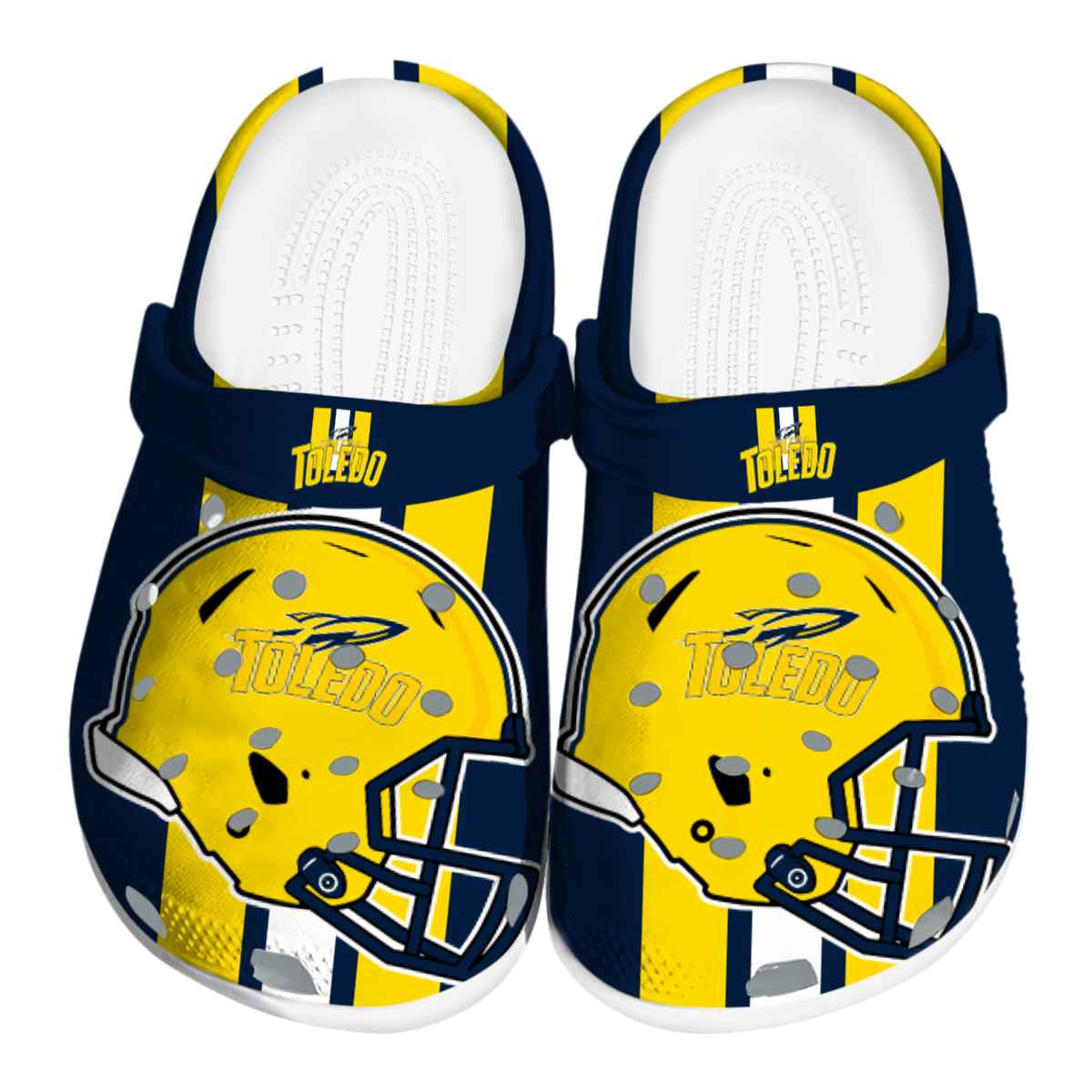 Toledo Rockets 2025 NCAA Sport Crocs Clogs For Men Women and Kids - GNL1464697