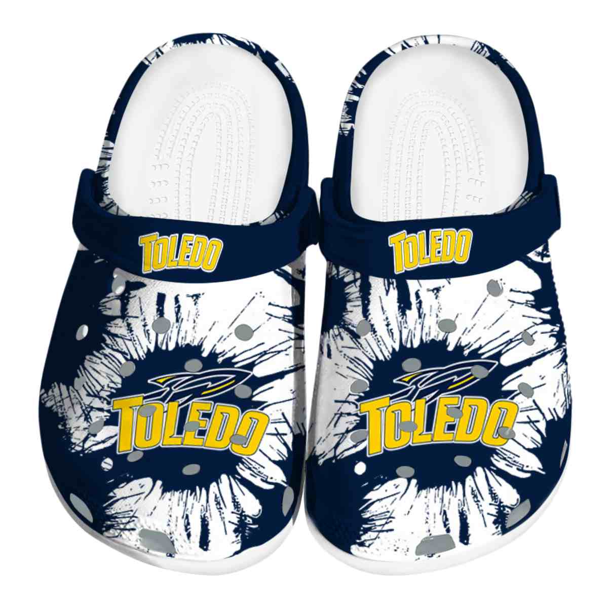Toledo Rockets 2025 NCAA Sport Crocs Clogs For Men Women and Kids - GNL1464704