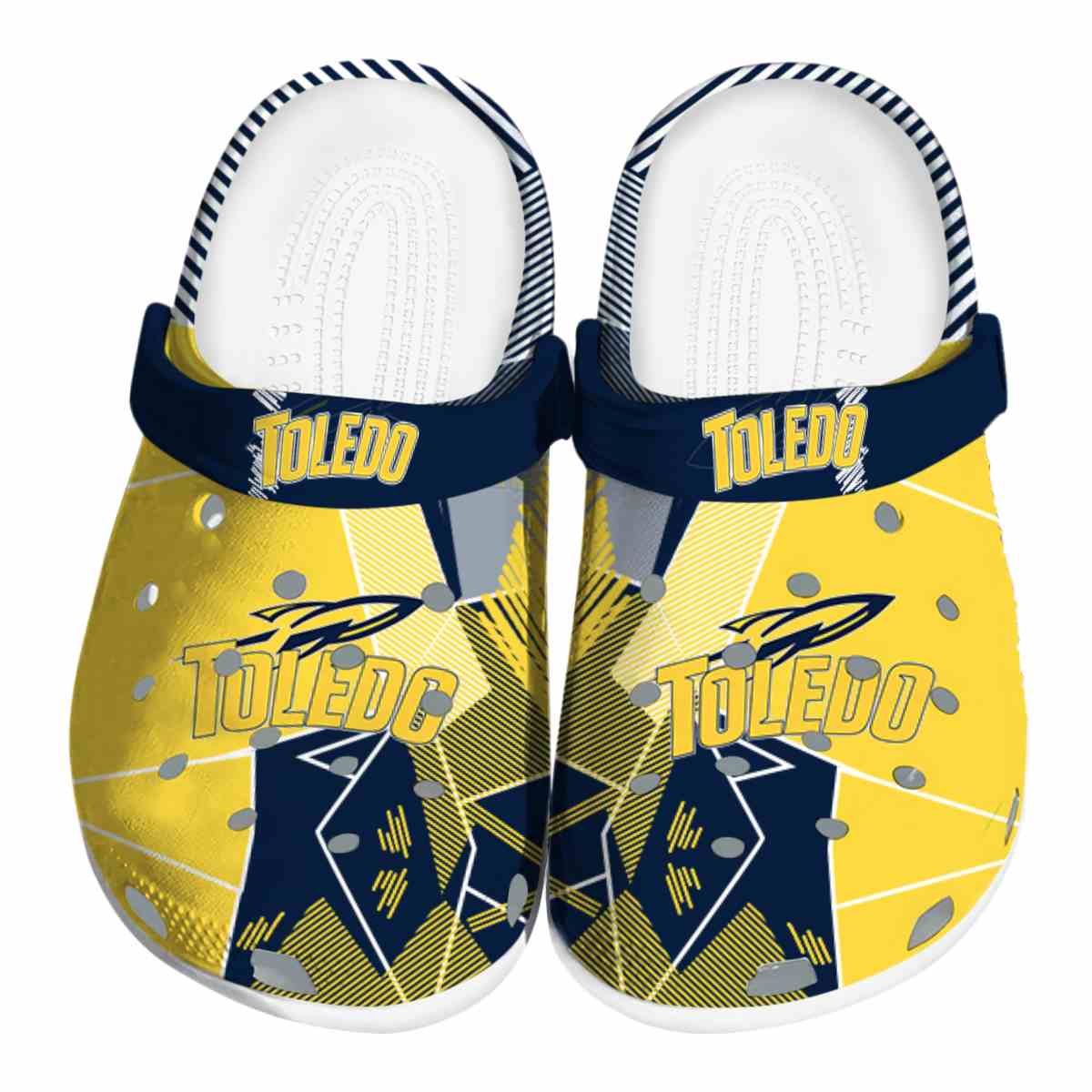 Toledo Rockets 2025 NCAA Sport Crocs Clogs For Men Women and Kids - GNL1464726