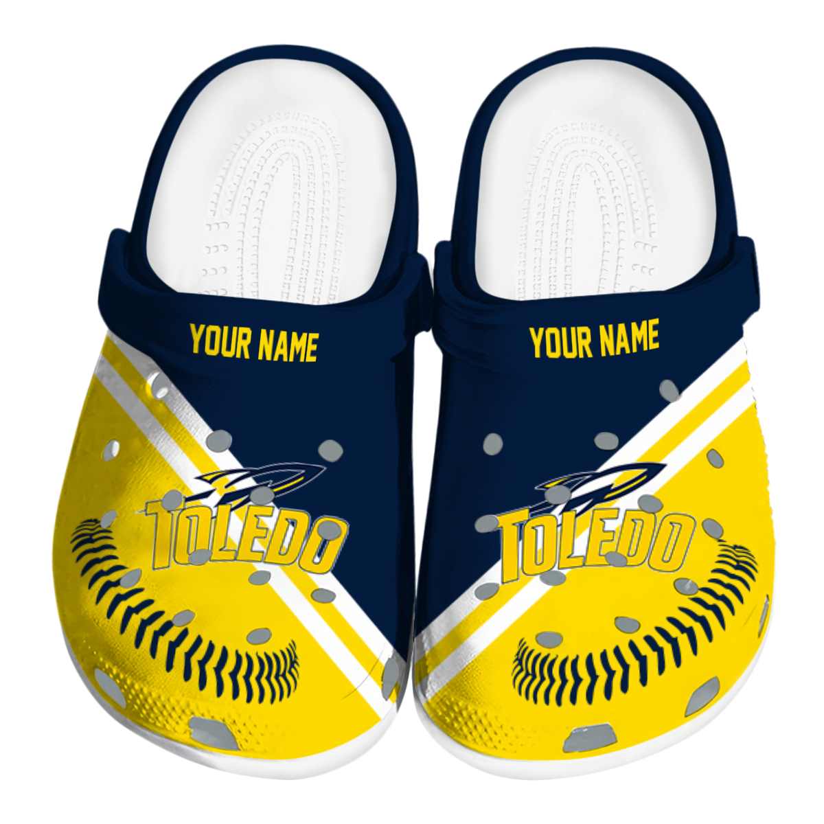 Toledo Rockets 2025 NCAA Sport Crocs Clogs For Men Women and Kids - GNL1464749