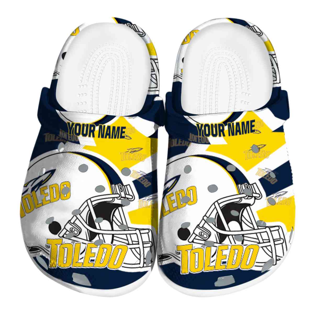 Toledo Rockets 2025 NCAA Sport Crocs Clogs For Men Women and Kids - GNL1464737