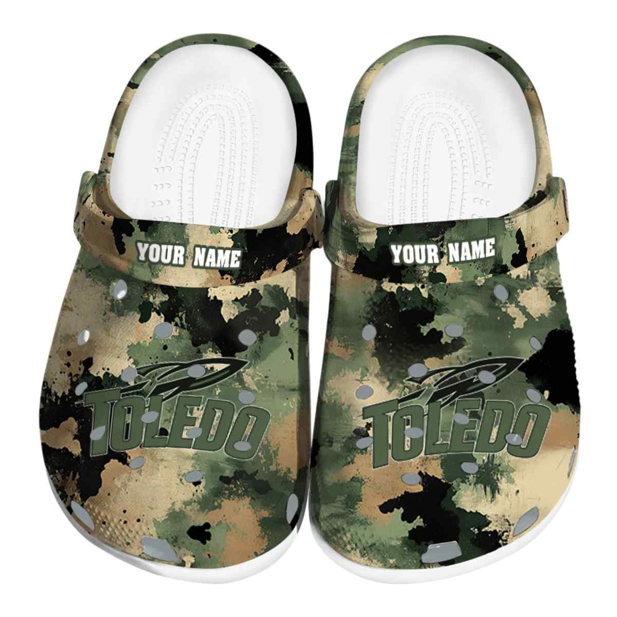 Toledo Rockets 2025 NCAA Sport Crocs Clogs For Men Women and Kids - GNL1464735