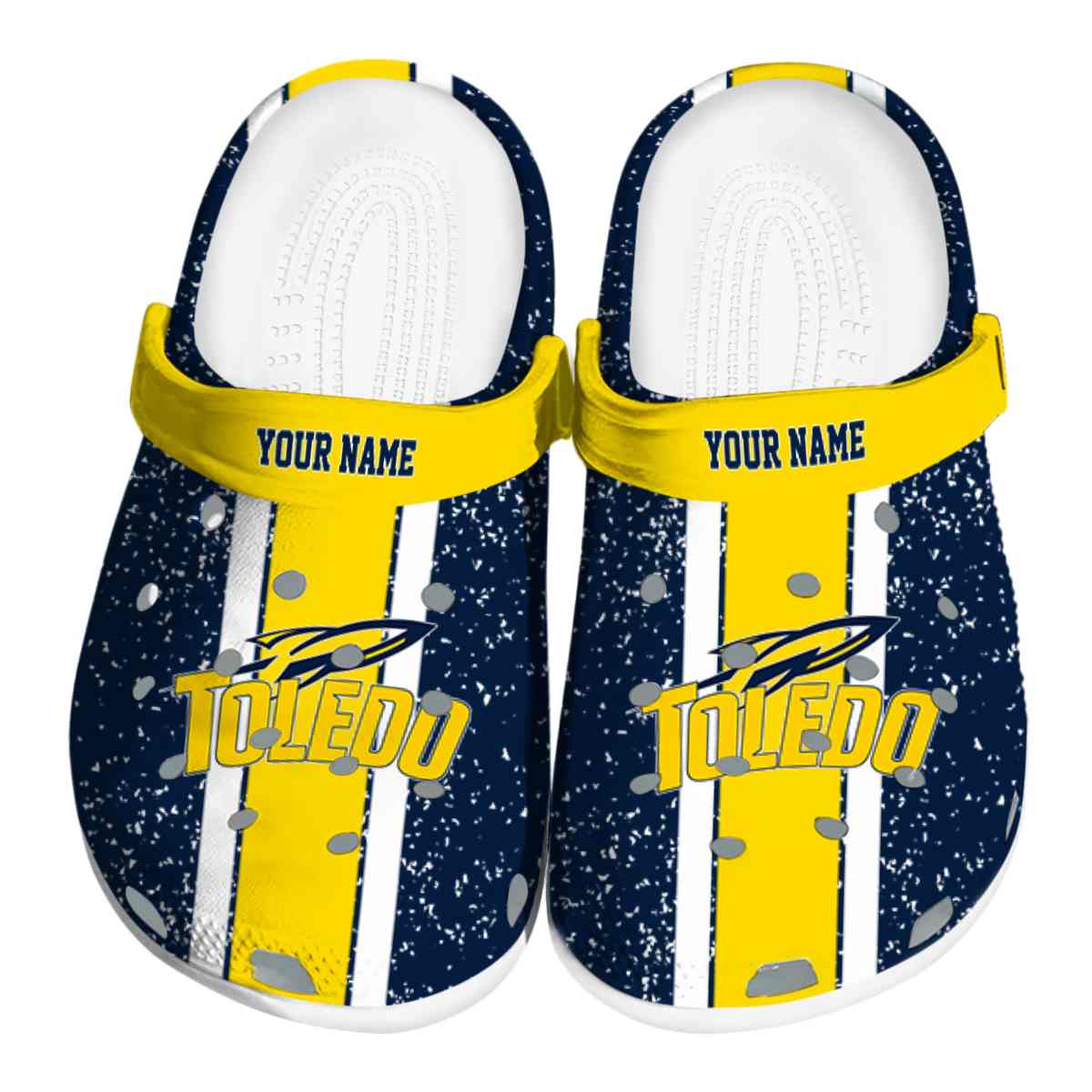 Toledo Rockets 2025 NCAA Sport Crocs Clogs For Men Women and Kids - GNL1464741