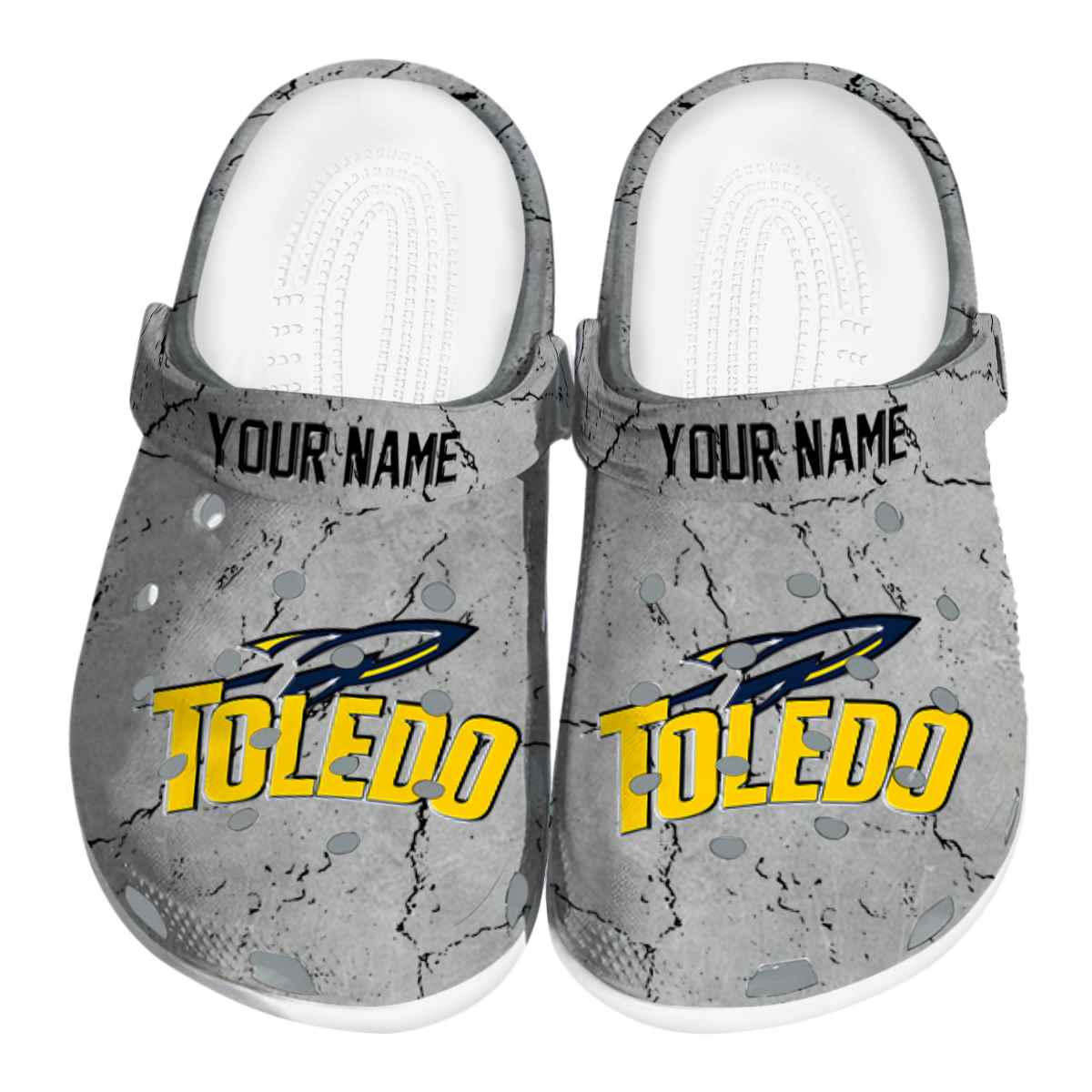 Toledo Rockets 2025 NCAA Sport Crocs Clogs For Men Women and Kids - GNL1464734