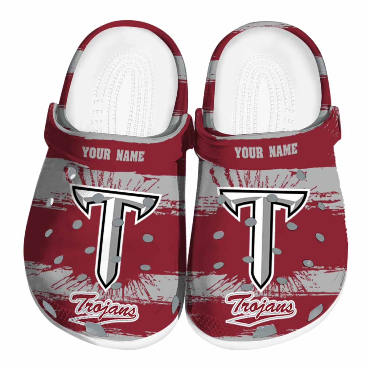 Troy Trojans 2025 NCAA Sport Crocs Clogs For Men Women and Kids - GNL1464776