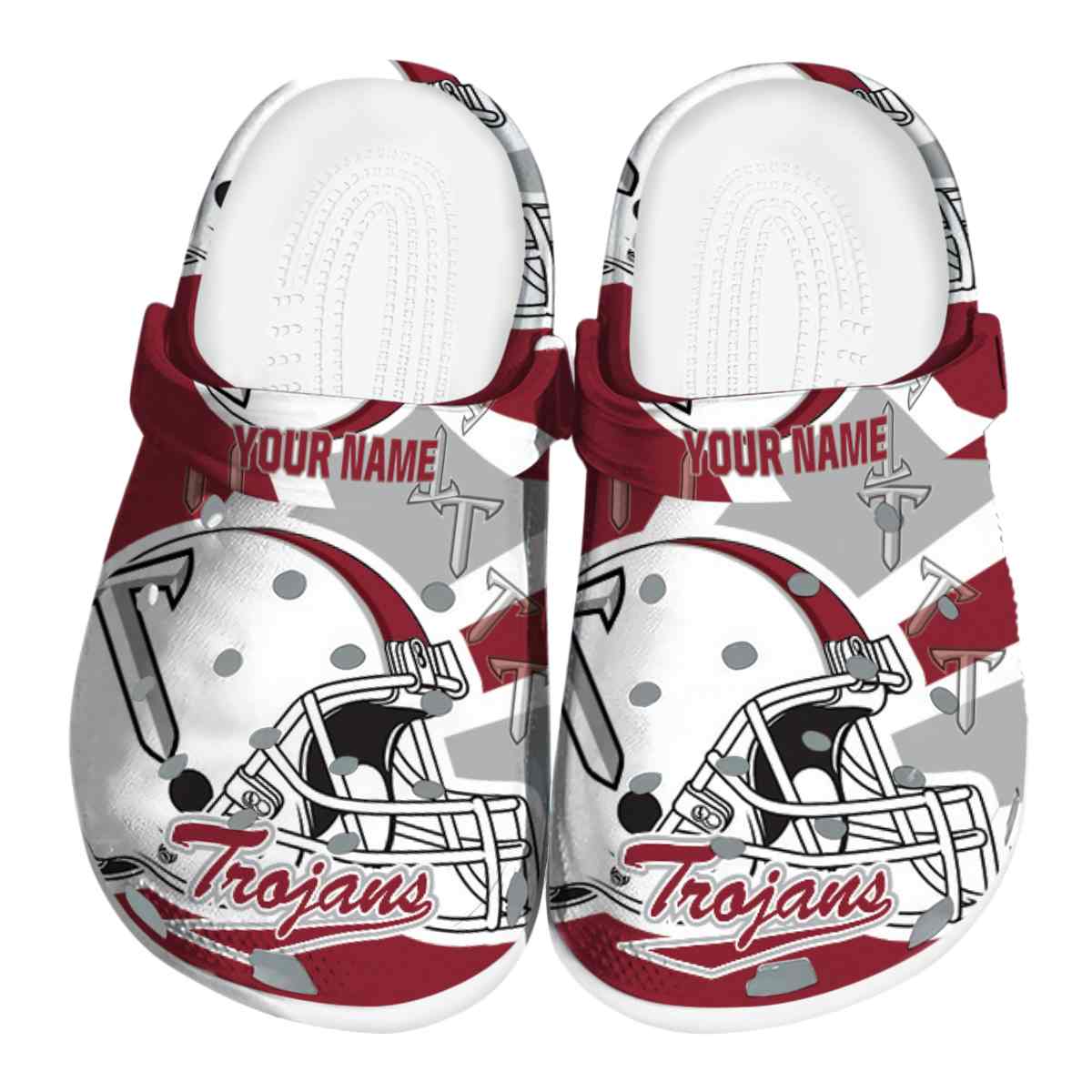 Troy Trojans 2025 NCAA Sport Crocs Clogs For Men Women and Kids - GNL1464773