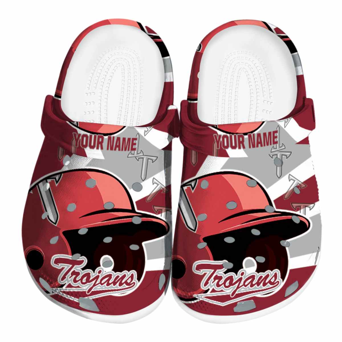 Troy Trojans 2025 NCAA Sport Crocs Clogs For Men Women and Kids - GNL1464783