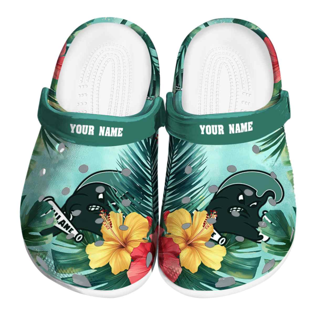 Tulane Green Wave 2025 NCAA Sport Crocs Clogs For Men Women and Kids - GNL1464813