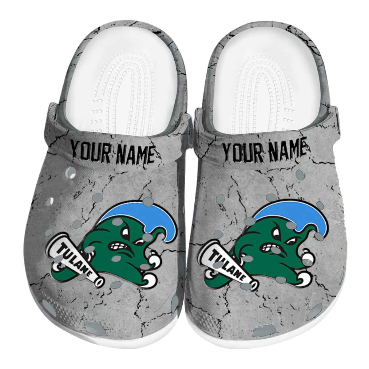 Tulane Green Wave 2025 NCAA Sport Crocs Clogs For Men Women and Kids - GNL1464798