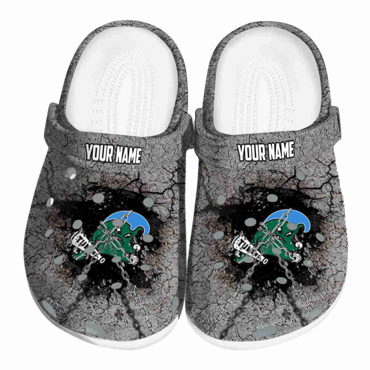 Tulane Green Wave 2025 NCAA Sport Crocs Clogs For Men Women and Kids - GNL1464786