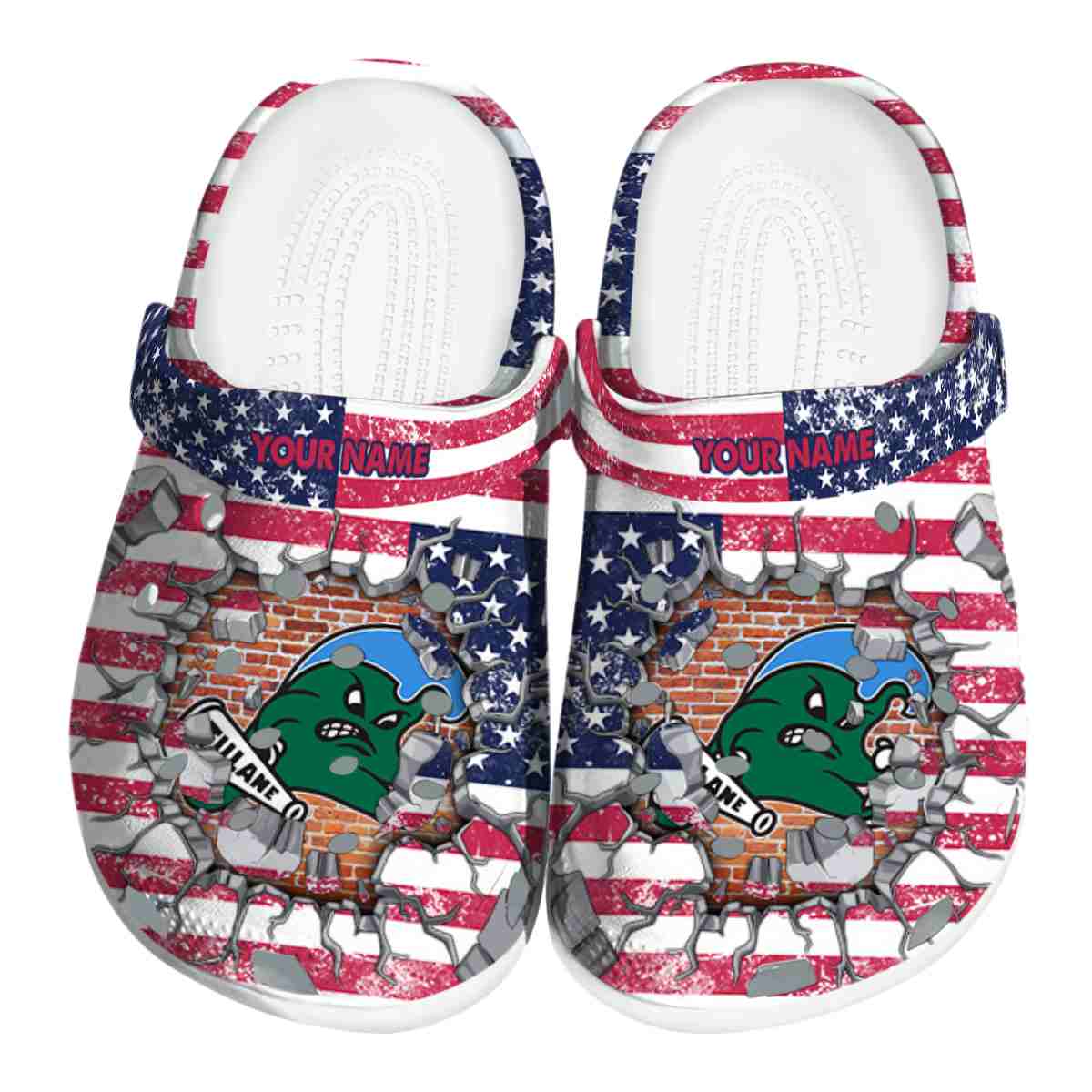 Tulane Green Wave 2025 NCAA Sport Crocs Clogs For Men Women and Kids - GNL1464816