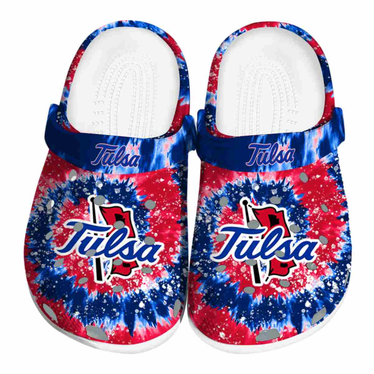 Tulsa Golden Hurricane 2025 NCAA Sport Crocs Clogs For Men Women and Kids - GNL1464836