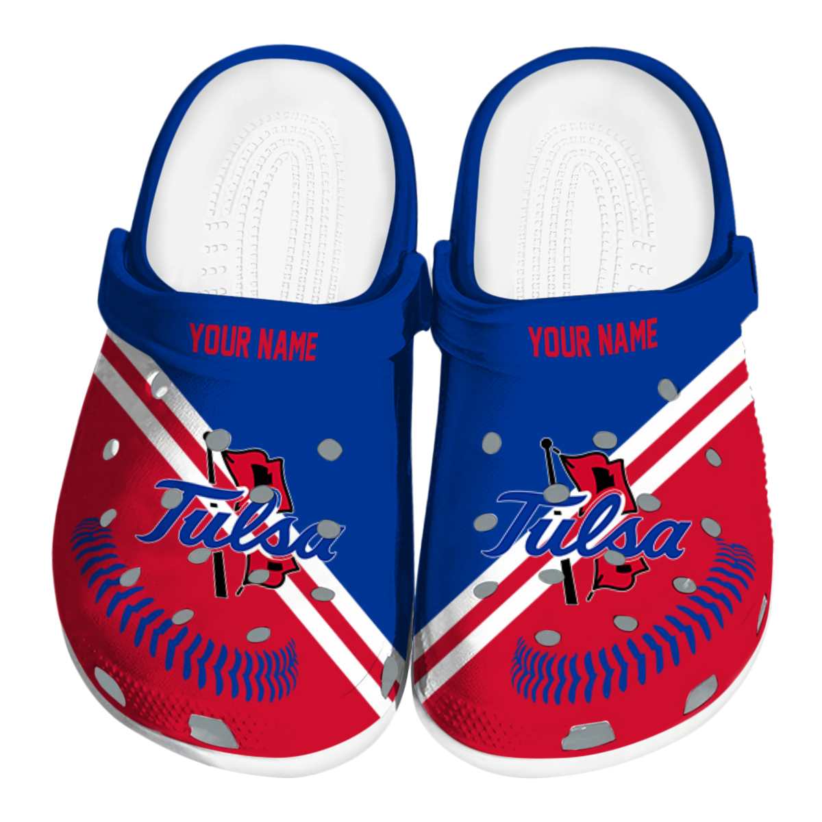 Tulsa Golden Hurricane 2025 NCAA Sport Crocs Clogs For Men Women and Kids - GNL1464825
