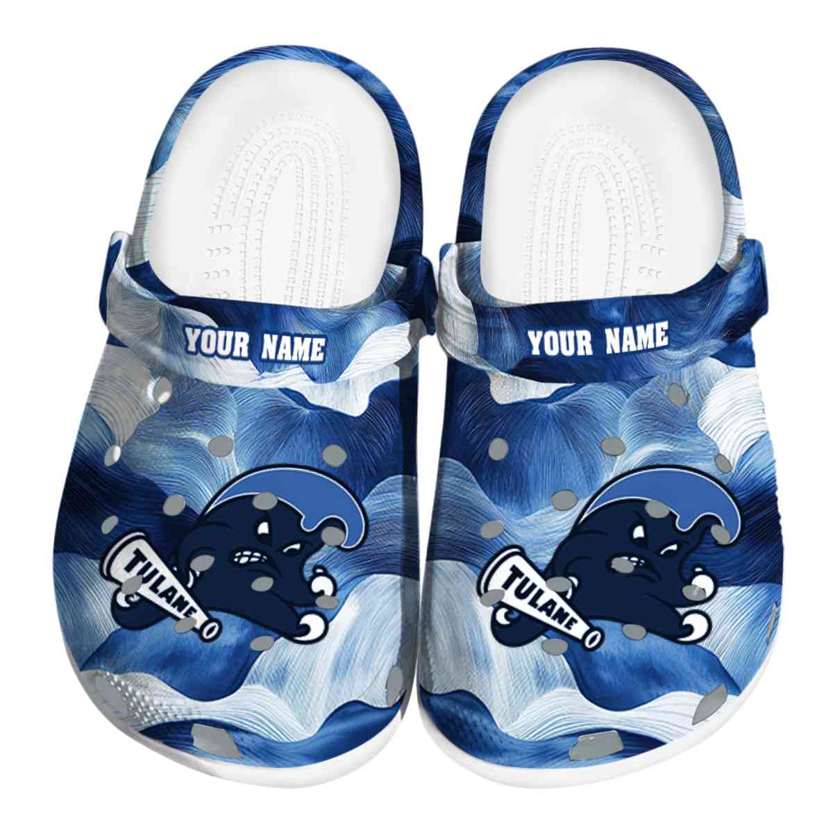 Tulane Green Wave 2025 NCAA Sport Crocs Clogs For Men Women and Kids - GNL1464815
