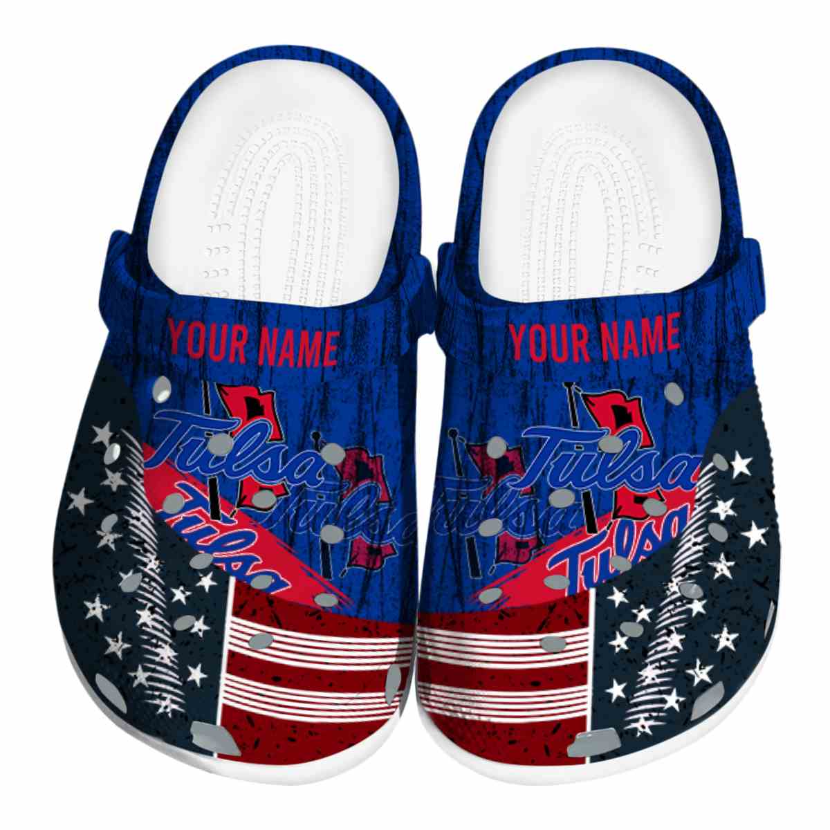 Tulsa Golden Hurricane 2025 NCAA Sport Crocs Clogs For Men Women and Kids - GNL1464818