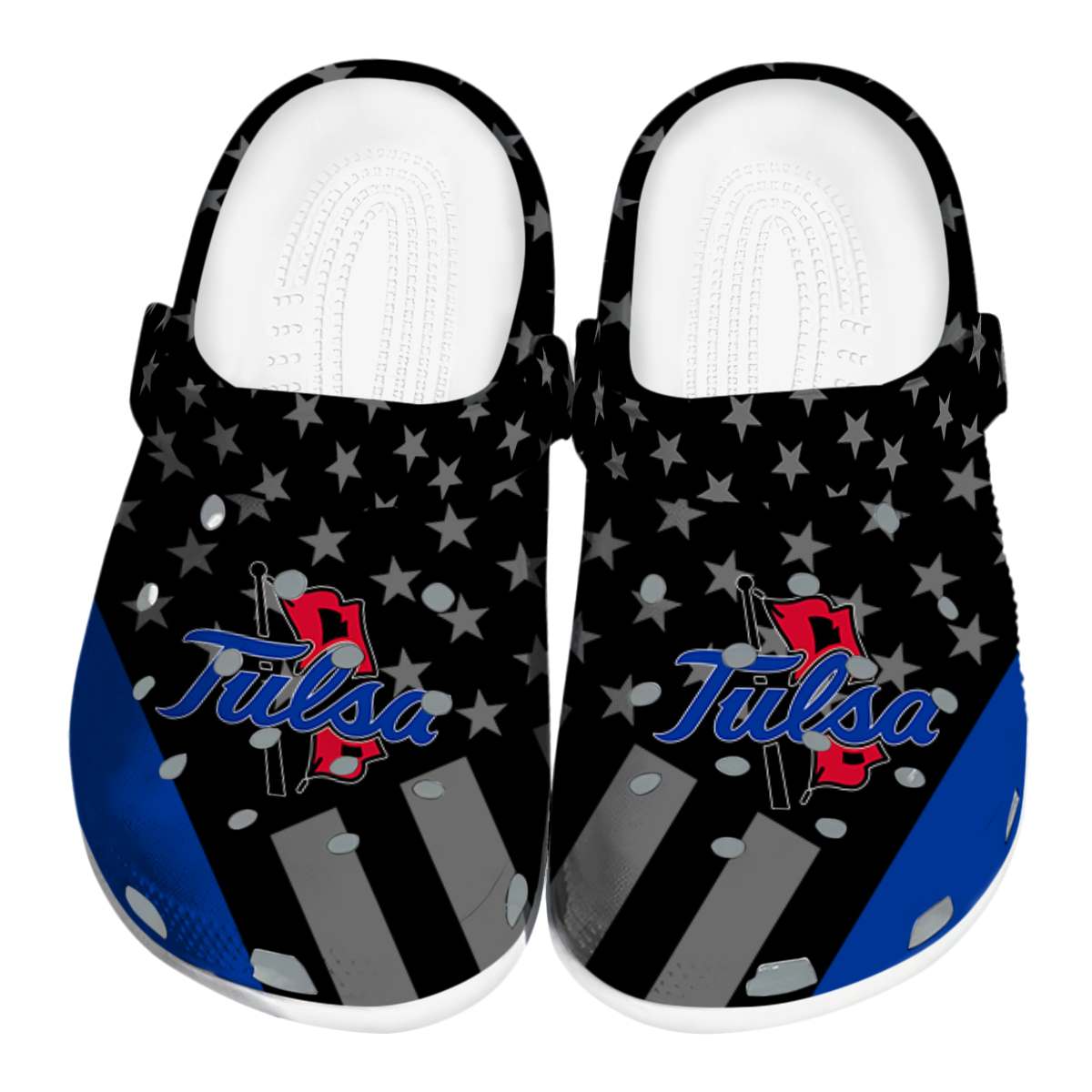 Tulsa Golden Hurricane 2025 NCAA Sport Crocs Clogs For Men Women and Kids - GNL1464833